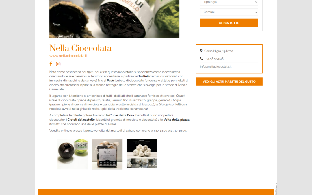 Nella Cioccolata – Cioccolatieri in Ivrea